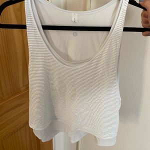 Lululemon Cropped Layered Tank